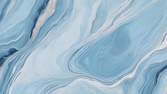 Blue Macauba Marble Stone Texture Background