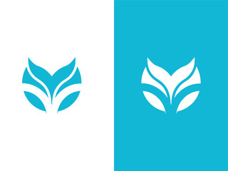 Modern Leaf Logo Design – Abstract Eco Symbol for Wellness and Organic Brands, Minimalist Floral Emblem – Nature-Inspired Logo for Beauty or Health Products, Eco Brand Logo, Natural Identity Logo