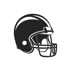 Rugby Helmet Vector art Design illustration