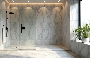 Contemporary Bathroom Space with Clean Lines