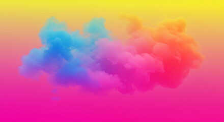 Fototapeta premium Abstract Background with Color Smoke for Holi
