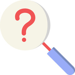 Search Question Flat Icon