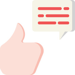 Thumb Up Flat Icon