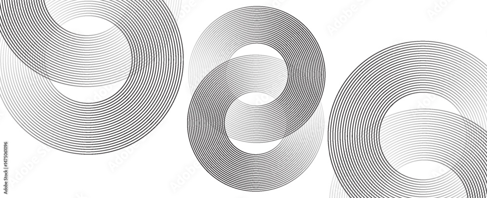 Poster white geometric abstract background overlapping layers on bright space with line effect decoration. 