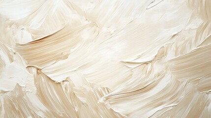 Obraz premium Soft neutral toned abstract background with fluid expressive brushstrokes creating a textured minimal and calming visual composition