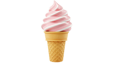 Isolated Ice Cream Cone
