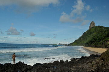 view of the sea from the beach