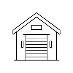 Real estate minimal thin line icons. Related building, house, apartement, sale, rent, mortagage. Vector illustration