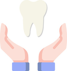 Tooth Care Flat Icon