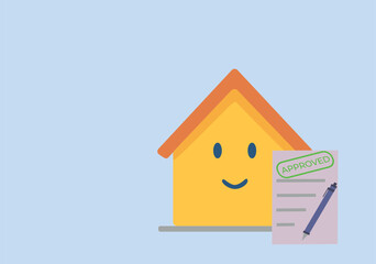 House loan approved
