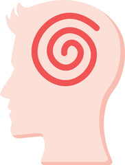 Man Stress Flat Icon