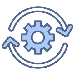 Reuse Blue Icon