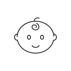 Baby care editable stroke outline icon