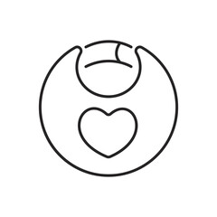 Baby care editable stroke outline icon