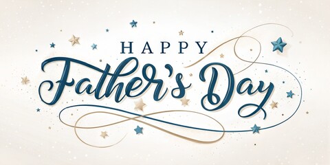 Happy Father's Day Celebration: Celebrate the wonderful fathers with a beautifully crafted Father's Day greeting card design. It is perfect for expressing love, appreciation.