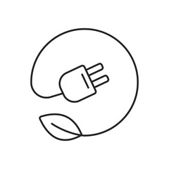 Ecology and environment line icon. Environment, sustainability, nature, recycle, renewable energy, eco-friendly, forest, wind power, green symbol and more.