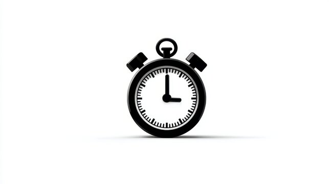 Exam Timer Icon Stopwatch Illustration for Time Management