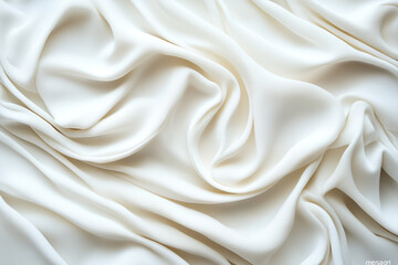 Obraz premium Soft fabric folds creating calming minimal wave pattern