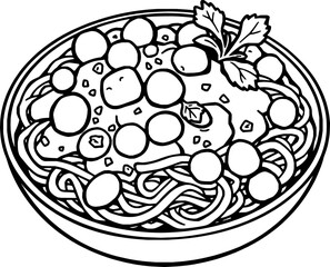 Delicious Spaghetti with Meatballs in Rich Tomato Sauce