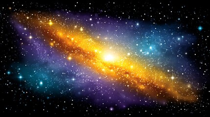 Cosmic expanse of swirling galaxies