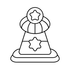 Sweet Candy Land Line Art Vector Outline