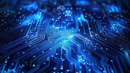 Futuristic abstract circuit board texture digital technology network connection background