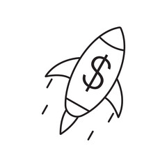 related to sales and marketing. Outline icon collection. Editable stroke. Vector illustration