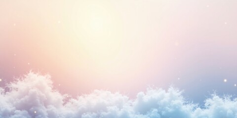 Sky Gradient with Light Cloud Layers	
