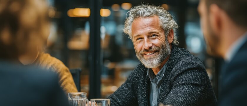 Business people having a meeting in an office, discussing and brainstorming ideas