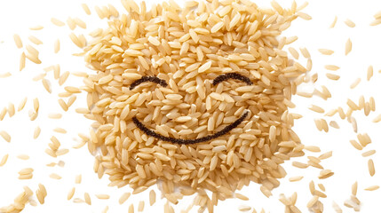 rice with chopsticks