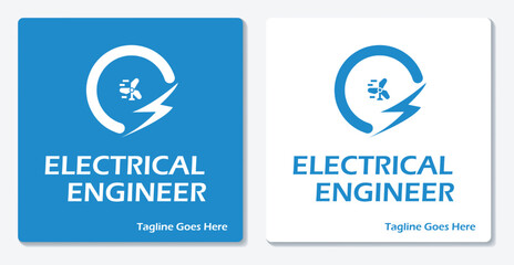 Electrical Wind Turbin Logo Icon Vector Flat Design For All Division