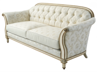 Retro sofa png vintage couch png classic seating png old style sofa png home decor sofa png transparent background image