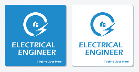 Electrical Home Energy Logo Icon Vector Flat Design For All Division