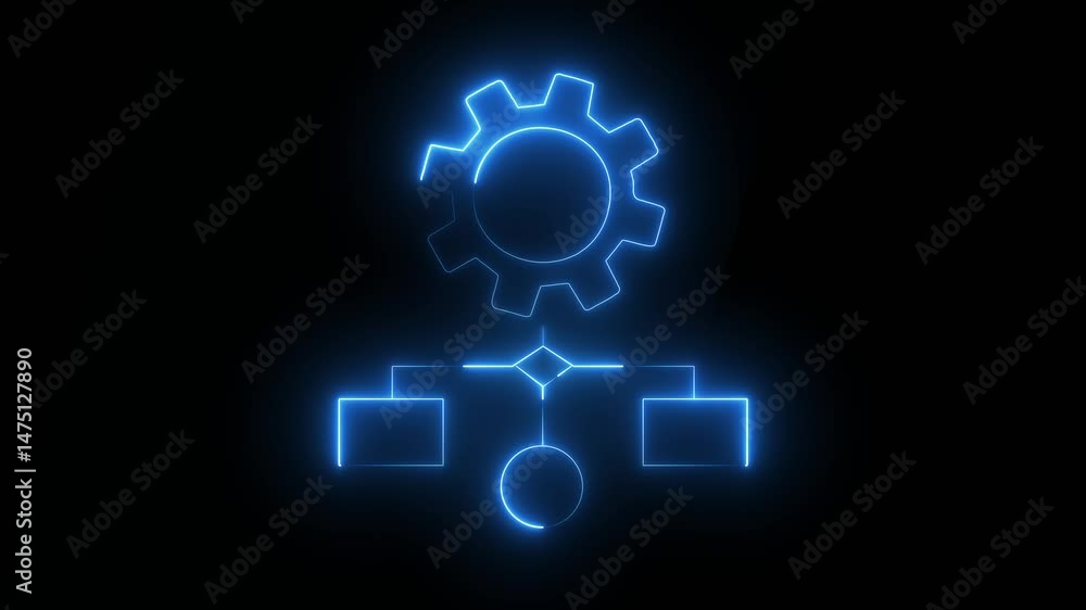 Poster business efficiency concept, how much a company or organization can produce as it relates to time, c