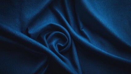 Elegant blue textile pattern on a textured surface