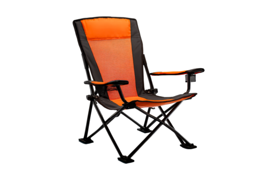 Stylish folding chair designed for outdoor relaxation and comfort