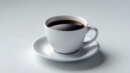 Obraz premium Coffee cup in isolation