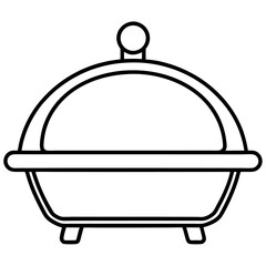 vector illustration of a plate