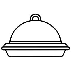 restaurant cloche icon