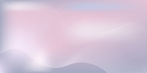 Obraz premium Abstract grey background with dynamic glowing wavy lines.