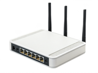 Travel router PNG, portable Wi-Fi router PNG, mini wireless router PNG, tech travel gear PNG, transparent background image