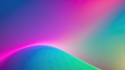 Lively abstract backdrop in pink, magenta, purple, blue, teal, and green. Line. Space for design. Bright. Color gradient. Contemporary. Classy. Glow, sparkle, glitter, glossy, shiny. Web banner.