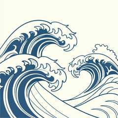 Fototapeta premium sea wave background