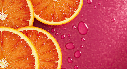 Juicy orange slices vibrant citrus summer freshness delightful thirst quencher