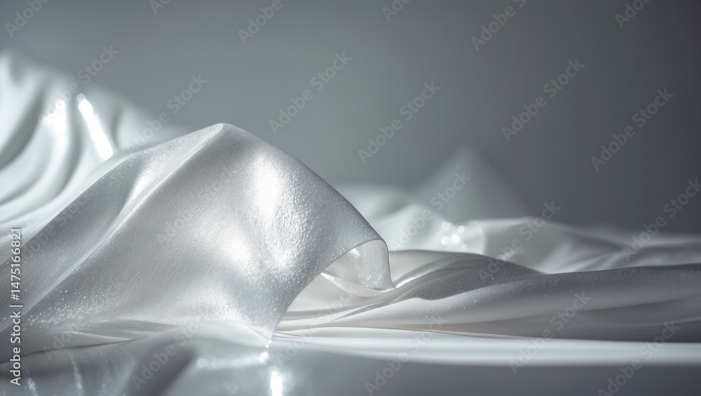 Poster dark white gradient background adorned with texture effects such as sparkles and creases