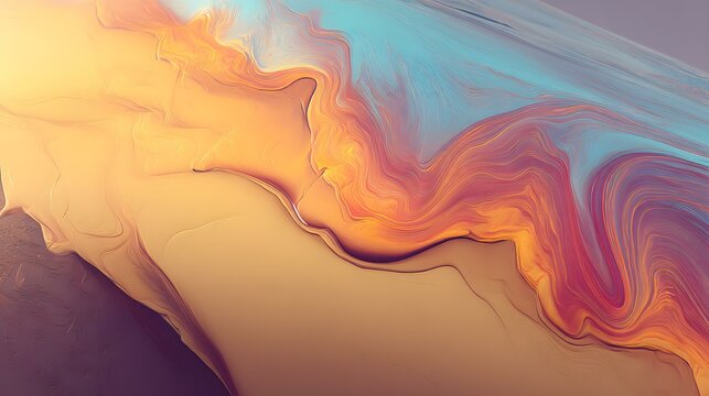 pattern with random colors expanding outward