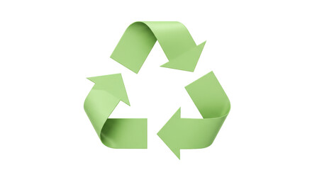 Obraz premium Isolated Recycle Symbol
