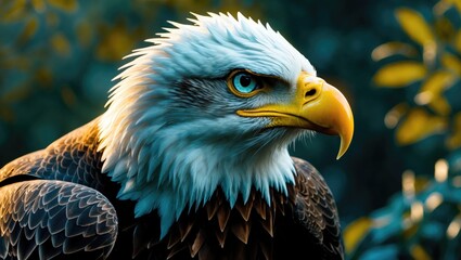 Obraz premium Portraiture of a bald eagle