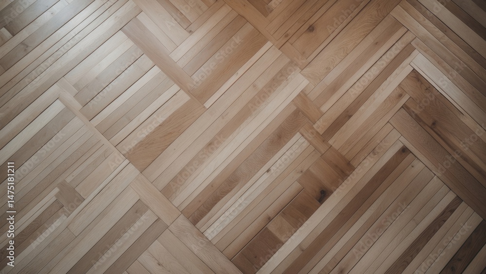 Poster patterned wooden floor with a checkered design using small square blocks