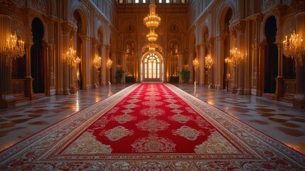 Obraz premium Grand Palace Hallway